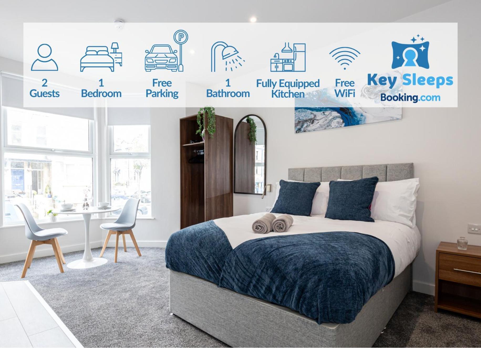 Morecambe Bay Studio Flats Free Parking Beach Front Ngoại thất bức ảnh